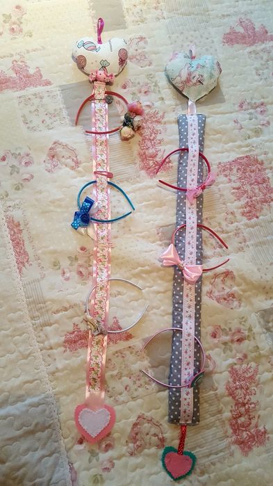 Органайзери за диадеми и фиби, ръчна изработка.