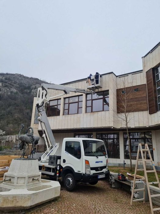 услуги със – самосвал, мини багер, автовишка, бус, подемник - хаспел