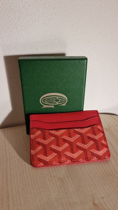 Goyard Red CardHolder/ Portofel