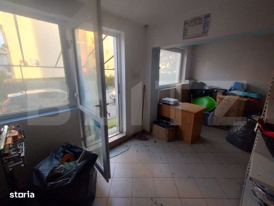 Spatiu de inchiriat cu 2 camere 35mp,parter inalt,oras Nasaud,zona Gar