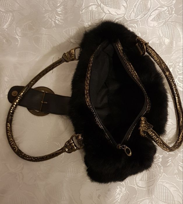 Poșeta fete imblănită