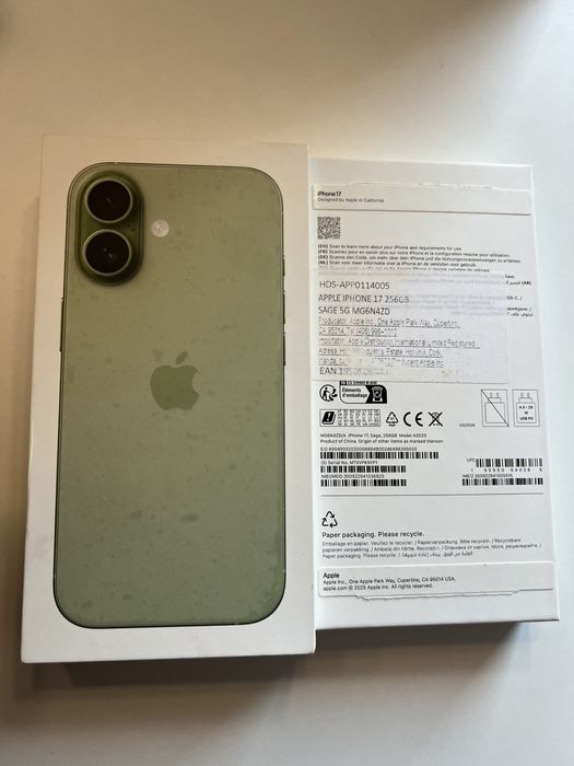 Iphone 17-256GB, culoare verde