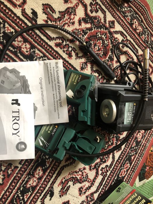 Станция за заточване на инструменти, 3 в 1, Трой, 17059, 65W