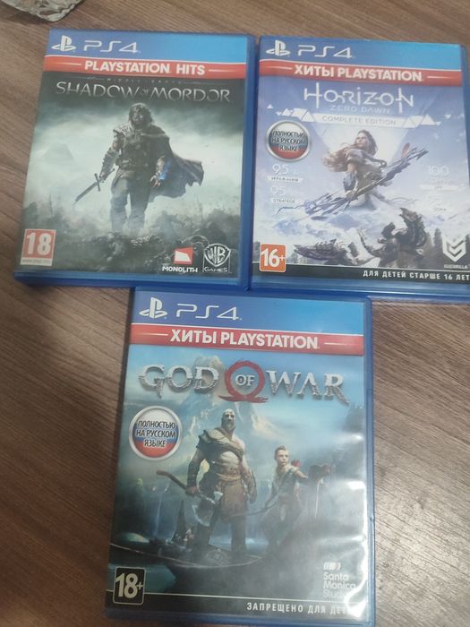 Продам игры на Ps4
