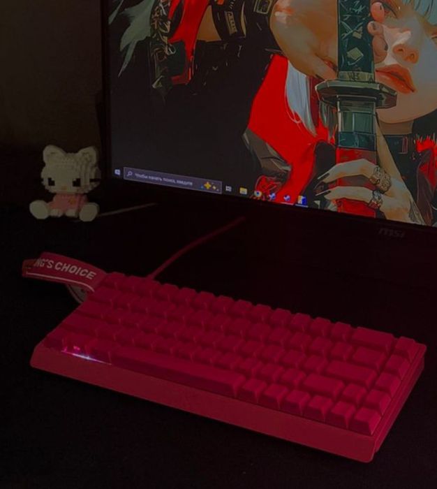 Клавиатура MCHOSE Ace 68 розовый