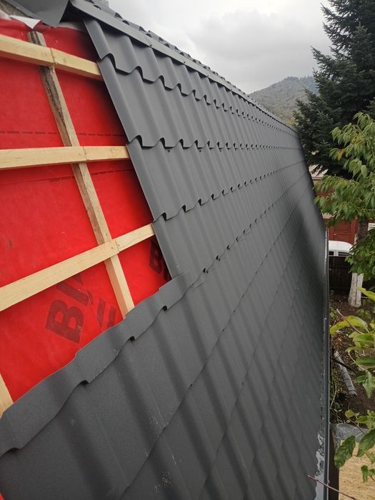 Reparatii si montaj acoperișuri, dulgherie, confecții tigla metalica