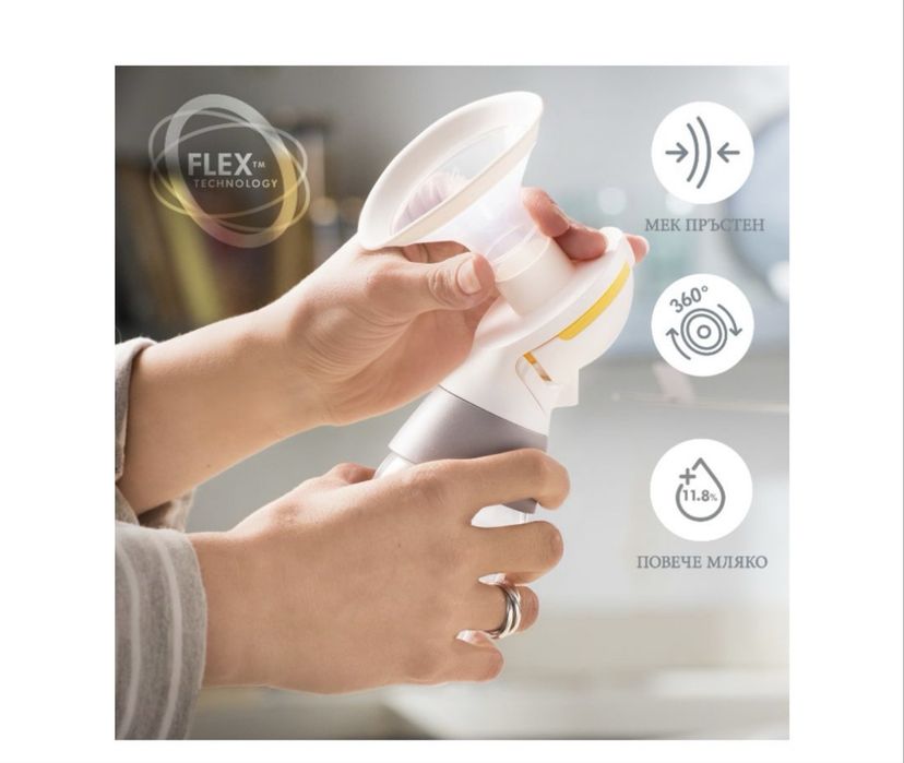 Двойна електрическа двуфазна помпа за кърма Medela - Swing Maxi