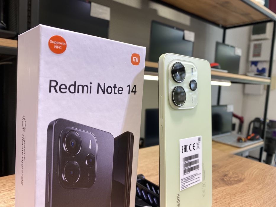 Redmi Note 14, 6/128 GB, Lime Green, 2410/A10