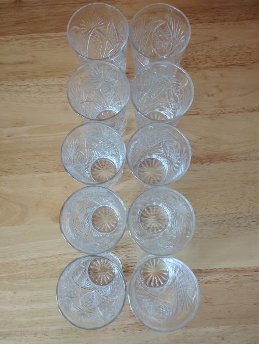 Стаканы хрусталь СССР+рюмки в подарок