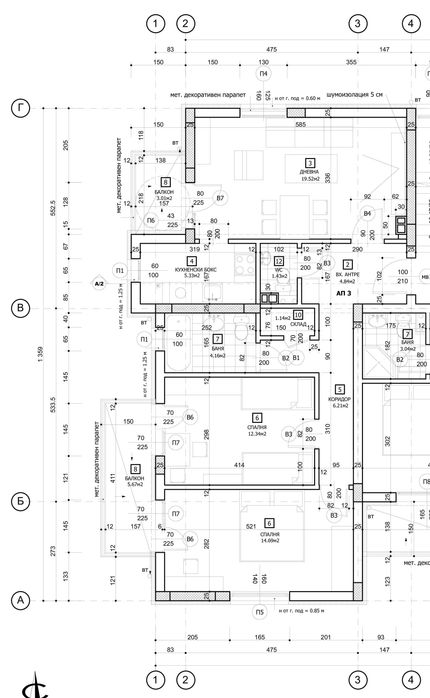 Продава тристаен апартамент 109,09м²