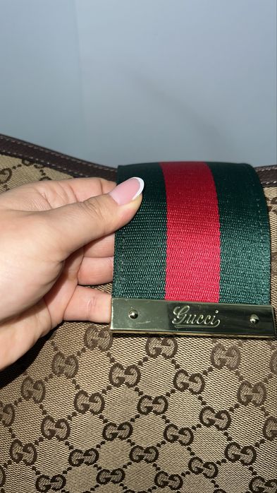 Винтидж Gucci дамска чанта пълен комплект