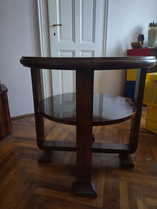 Masa Art Deco lemn de nuc h76/80