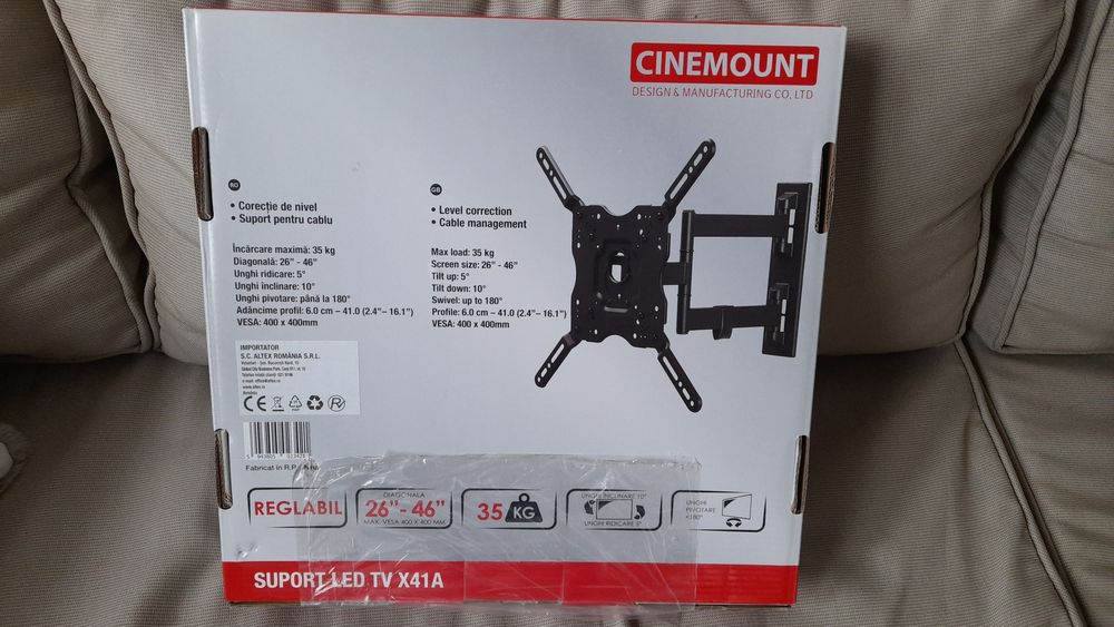 Suport led tv cinemount x41a _35kg
