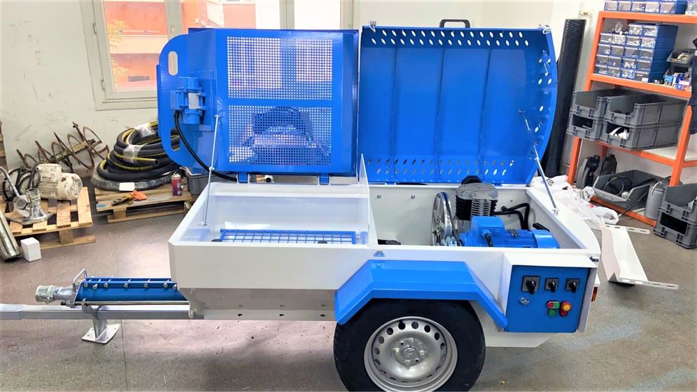 pompa de tencuit, traditional ,sape fluide, pompa de torcretat RATE!