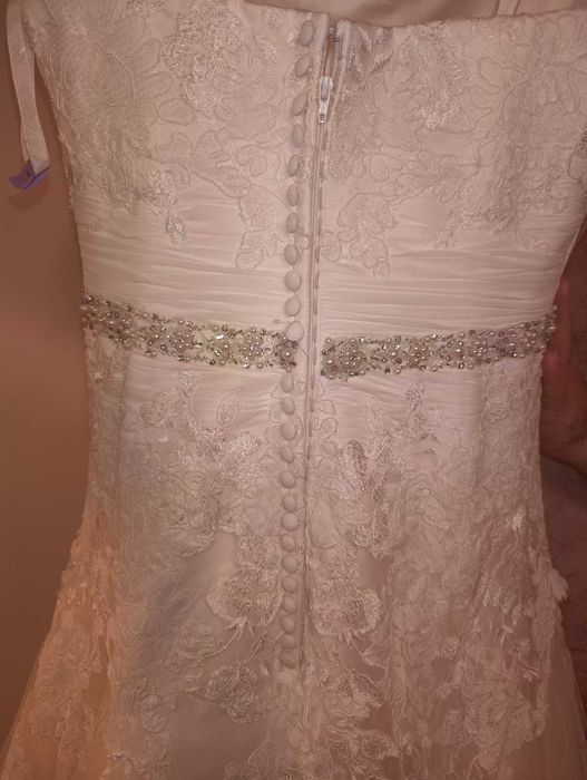 rochie de mireasa model Dabra D by Blue Enzoani, marime 38