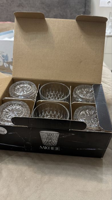 Набор стеклянных стаканов 6 шт