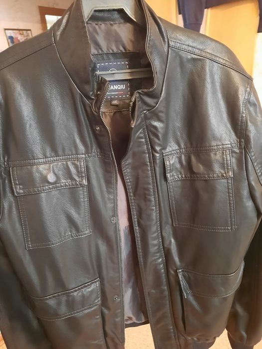 Кожаная куртка мужская