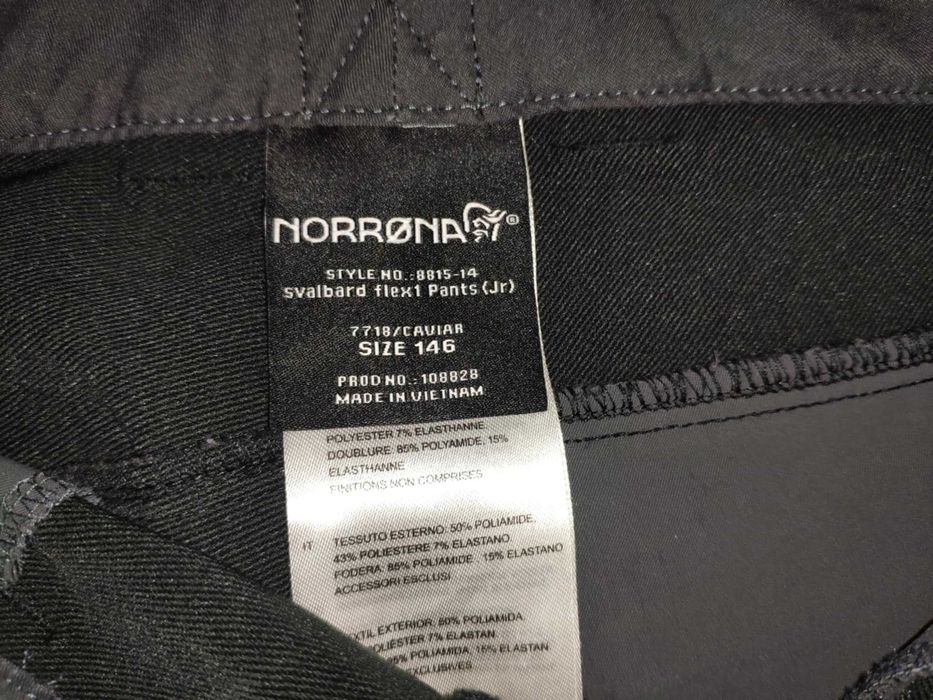 NORRØNA Svalbard flex1 Pants Jr, Детски ски панталон, размер 146