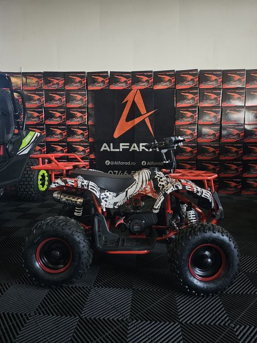 ATV Hummer pentru copii pe benzina de 49cc in 2 timpi, se poate limita viteza, Nou adus din Germania
