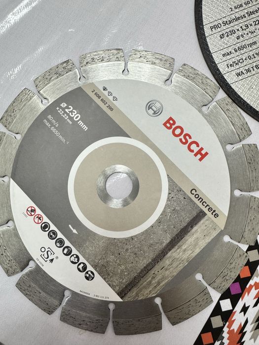 Есть метальные диски и алмазные диски