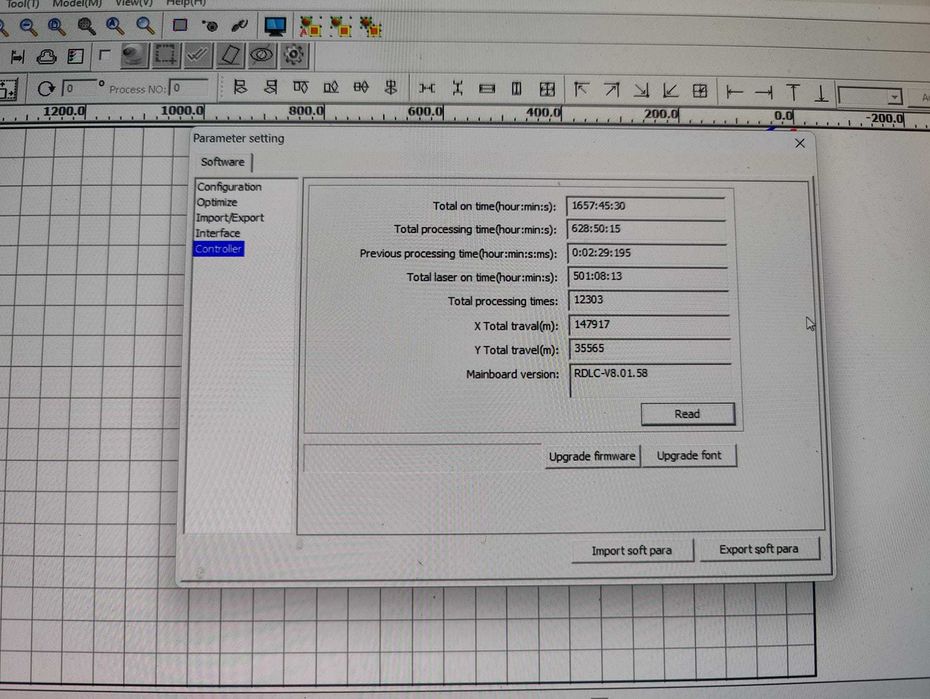 CNC Laser CO2 AEON Nova 14 1400x900 cm, 147 KW