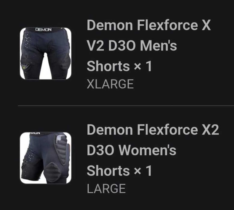 Pantaloni Protecție Padding Schi Demon United