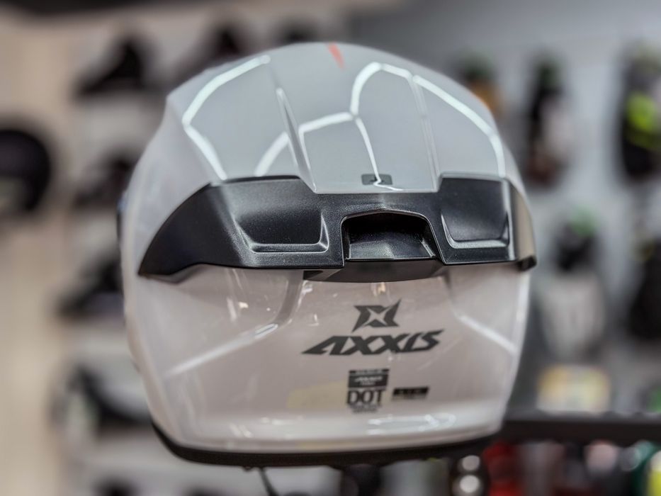 Casca Moto Axxis Fenix Alb Lucios