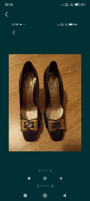 Pantofi toc 9 cm subțire 38