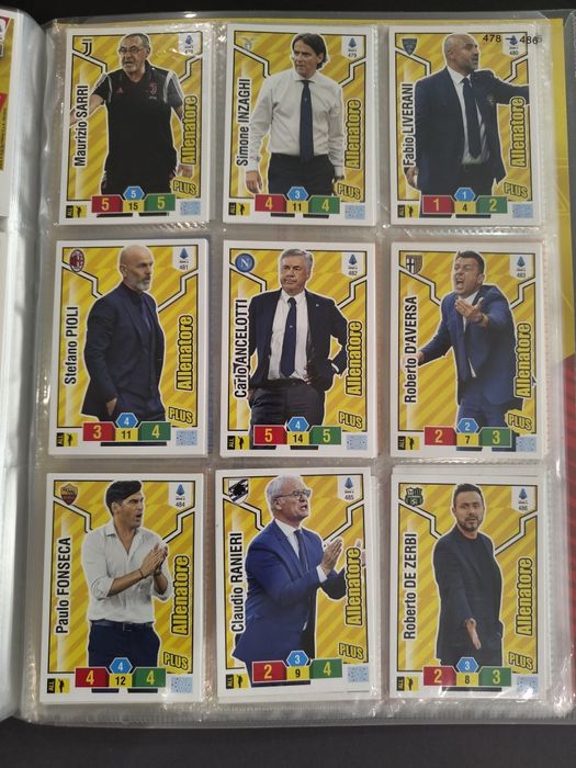 Colecție Adrenalyn XL + album 2019-20: +563 Carduri MINT (Fără dubluri) Trofeo | Handanovic Top Player | Seturi Complete