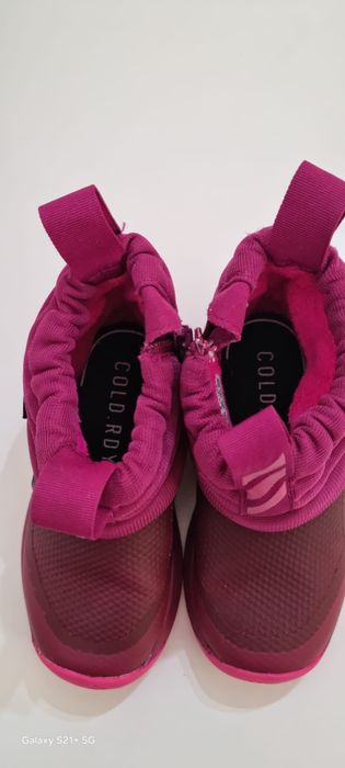 Ghete copii Adidas cold.dry  roz, iarnă, impermeabile comozi, marimea 26
