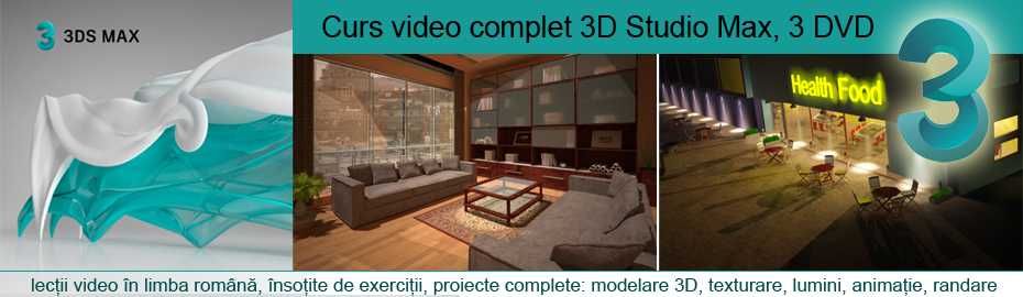 Cursuri Autodesk Autocad 3D Studio Max Inventor Desen tehnic