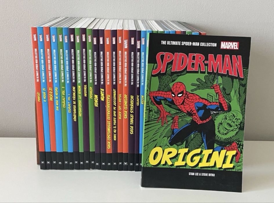 Colectia completa de benzi desenate Spider-Man editura litera