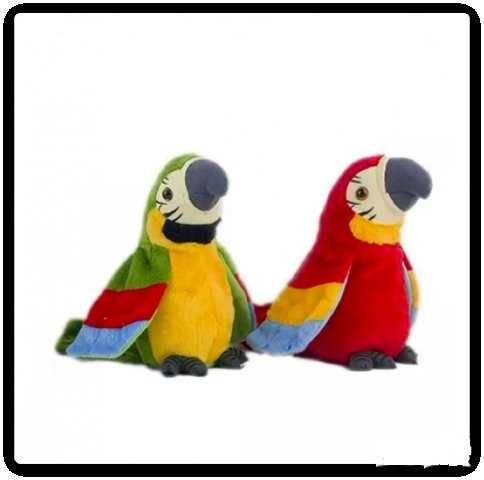 Говорещ плюшен папагал