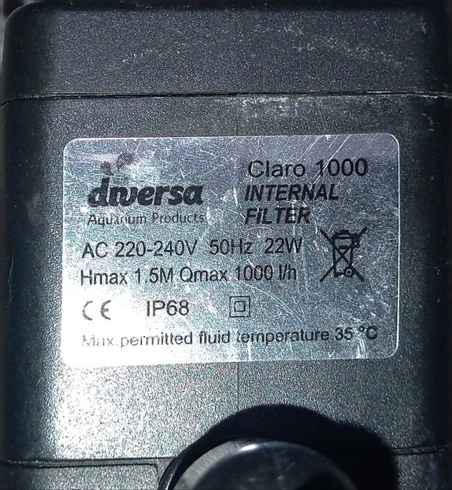 Filtru intern  acvarii  150 L