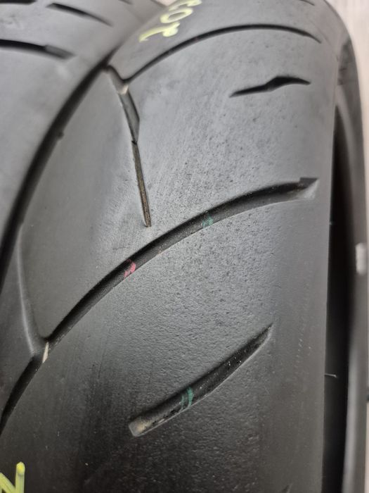 Set anvelope moto 120 70 17 cu 180 55 17 Maxxis Supermax st dot 2022 si 2020