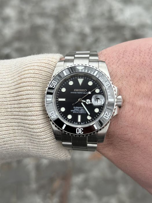 Ceas Seiko Submariner Black Mod