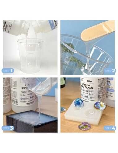 Нетоксичен течен силикон за леене на молдове/калъпи