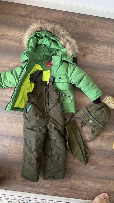 Детская куртка с комбинезоном 68-70см