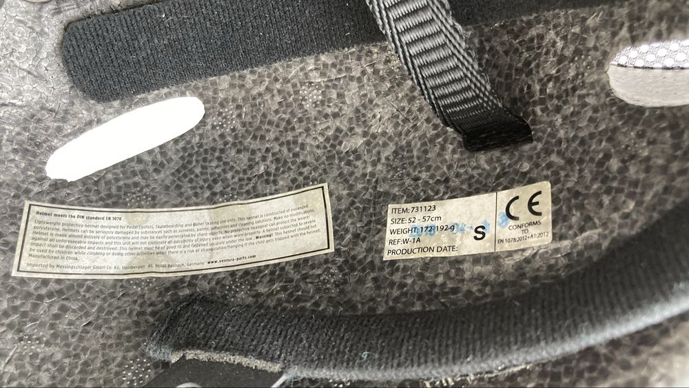 Велошлем Ventura размер S