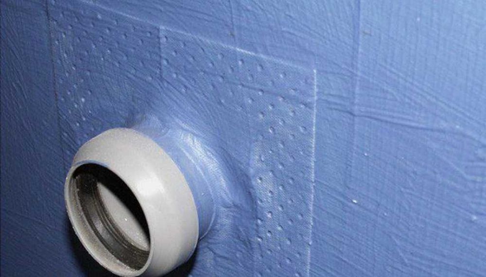 Гидроизоляция для ванной, под плитку, цветной, фракция 0,1 до 0,8 мм