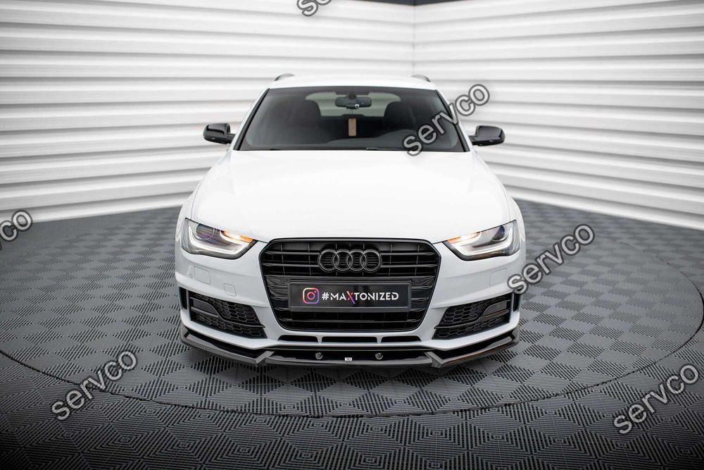 Prelungire bara fata Audi A4 Competition B8 2011-2015 v1 Maxton Design