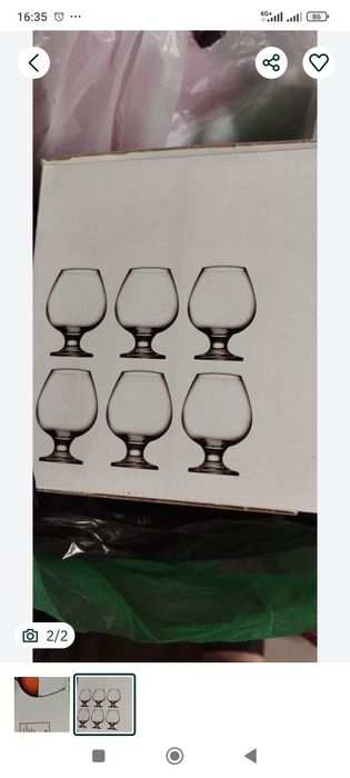 Корейские рюмки оригинал и коньячный набор