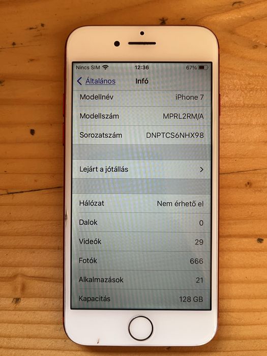 iPhone 7 Neverlocked 128gb 100%