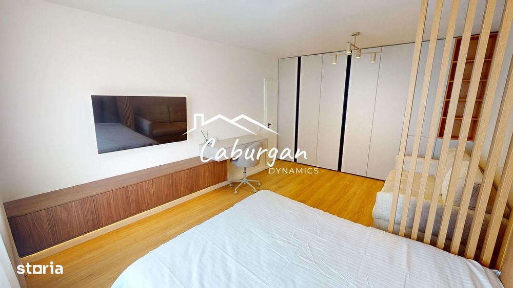 Garsoniera renovata, 36mp utili+balcon, etaj 3/4, reper Promenada Mall
