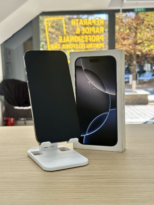 iPhone 16 Pro Max 256GB Black Titanium- Factura & Garantie