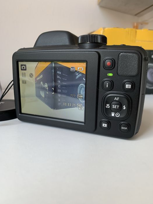 Camera Foto Digitala KODAK PixPro AZ401 Black, 16 MP, 40X Optical Zoom,  HD Video, Image Sensor CCD