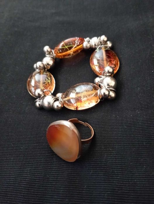 Атрактивна гръцка гривна и бонус - пръстен