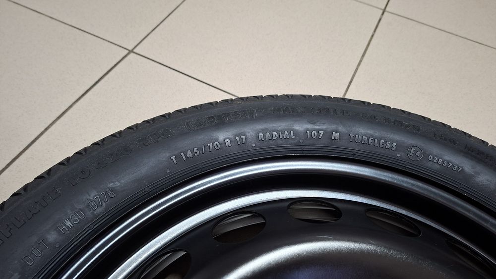 Roata rezerva Renault Scenic 3, 4, Captur, Qashqai R17 cu 5x114.3