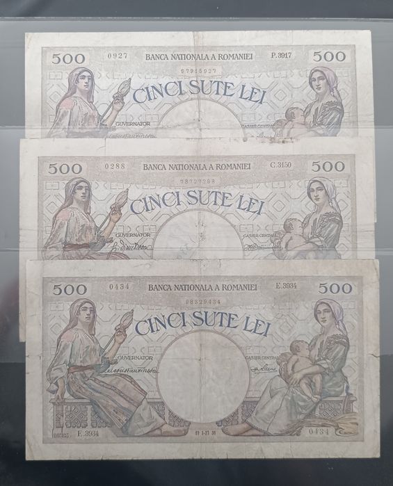 500 lei 1934-1938 tip II