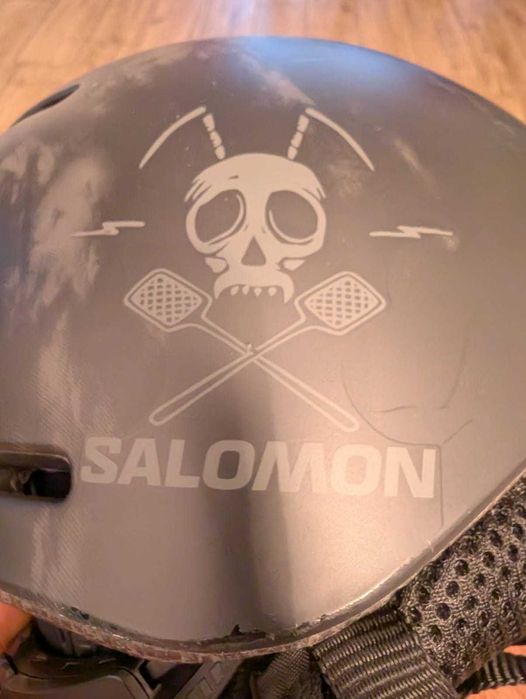 Cască schi Salomon Player Combo, mărime 53–56 cm,